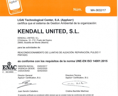 Kendall United - Especialistas en reparación de llantas